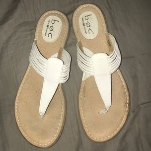 White BOC Sandals